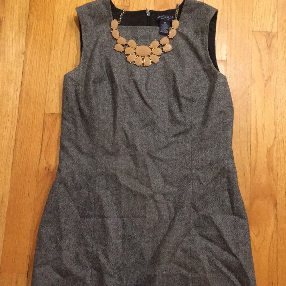 Ann Taylor Grey Dress